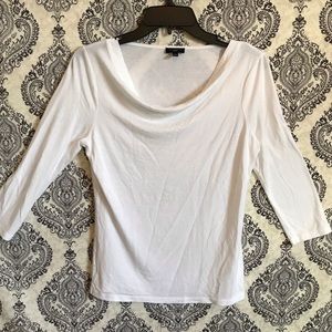 Talbots White Blouse Petite